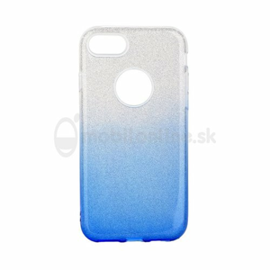 Puzdro 3in1 Shimmer TPU iPhone 7/8 strieborno-modré