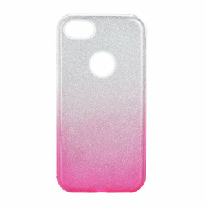 Puzdro 3in1 Shimmer TPU iPhone 8 - ružovo-strieborné