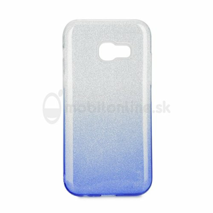 Puzdro 3in1 Shimmer TPU Samsung Galaxy A3 A320 2017 - strieborno-modré