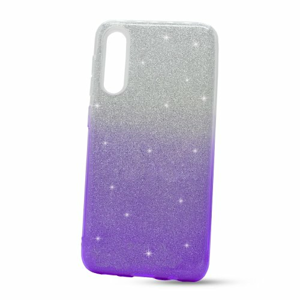 Puzdro 3in1 Shimmer TPU Samsung Galaxy A30s A307/A50 A505 - strieborno-fialové