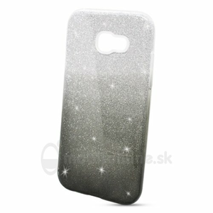 Puzdro 3in1 Shimmer TPU Samsung Galaxy A5 A520 2017 - strieborno-čierne