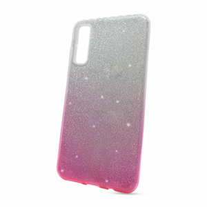 Puzdro 3in1 Shimmer TPU Samsung Galaxy A7 A750 - strieborno-ružové