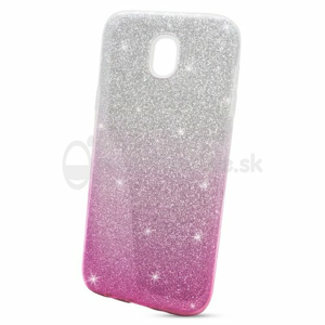 Puzdro 3in1 Shimmer TPU Samsung Galaxy J5 J530 2017 - strieborno-ružové*