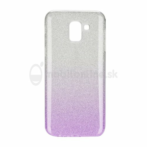 Puzdro 3in1 Shimmer TPU Samsung Galaxy S8 G950 - strieborno-fialové
