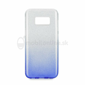 Puzdro 3in1 Shimmer TPU Samsung Galaxy S8 G950 - strieborno-modré
