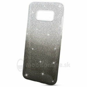 Puzdro 3in1 Shimmer TPU Samsung Galaxy S8+ G955 - čierno-strieborné