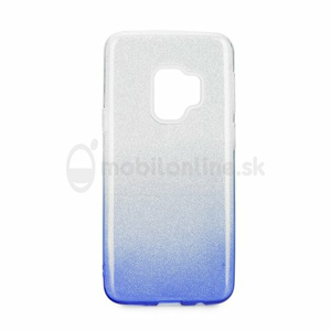 Puzdro 3in1 Shimmer TPU Samsung Galaxy S9 G960 - strieborno-modré