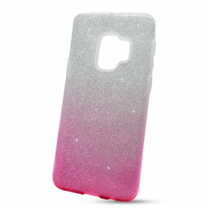 Puzdro 3in1 Shimmer TPU Samsung Galaxy S9 G960 - strieborno-ružové