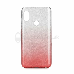 Puzdro 3in1 Shimmer TPU Xiaomi Redmi Note 5 - strieborno-ružové