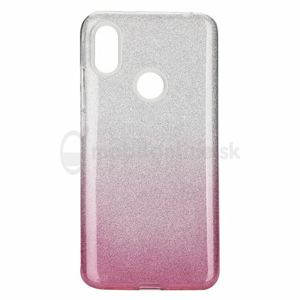 Puzdro 3in1 Shimmer TPU Xiaomi Redmi S2 - strieborno-ružové