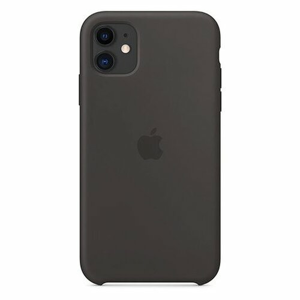 Puzdro Apple MWVU2ZM/A iPhone 11, silikónové - Black