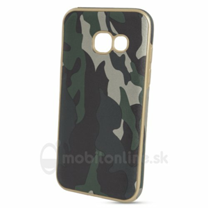 Puzdro Army TPU Samsung Galaxy A3 A320 2017 - zelené