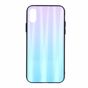 Puzdro Aurora TPU iPhone X/XS - Modro Ružové