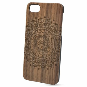 Puzdro Authentic Wood iPhone 7/8 Mandala - orech