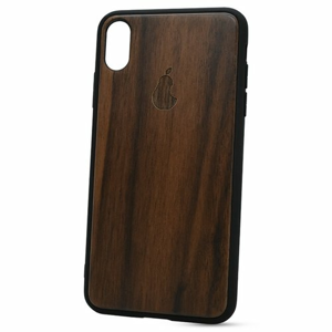 Puzdro Authentic Wood iPhone XS Max Hruška - orech