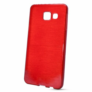Puzdro Brushed TPU Samsung Galaxy A3 A310 2016 - červené