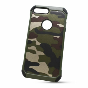 Puzdro Camouflage Army TPU Hard iPhone 7 Plus/8 Plus - zelené