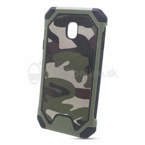 Puzdro Camouflage Army TPU Hard Samsung Galaxy J3 J330 2017 - zelené