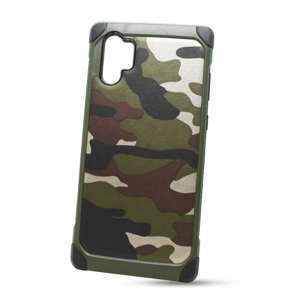 Puzdro Camouflage Army TPU Hard Samsung Galaxy Note 10+ N975 - zelené