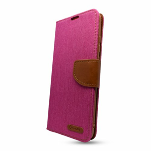 Puzdro Canvas Book Samsung Galaxy A02s A025 - ružové