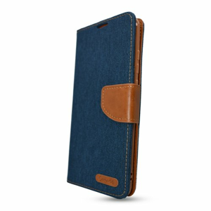 Puzdro Canvas Book Samsung Galaxy A42 A425 - tmavo modré