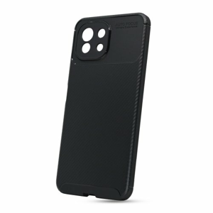 Puzdro Carbon Elite TPU Xiaomi Mi 11 Lite - čierne