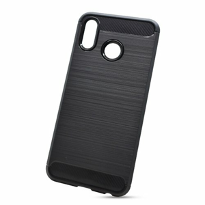 Puzdro Carbon Lux TPU Honor Play - čierne