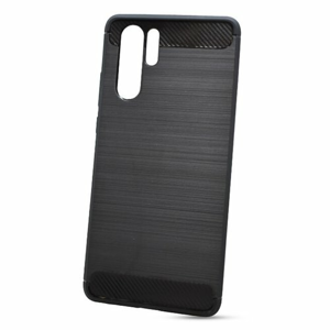 Puzdro Carbon Lux TPU Huawei P30 Pro - čierne