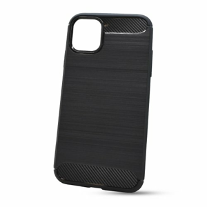 Puzdro Carbon Lux TPU iPhone 11 (6.1) - čierne
