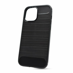 Puzdro Carbon Lux TPU iPhone 13 - čierne