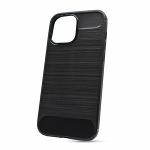 Puzdro Carbon Lux TPU iPhone 13 Pro Max - čierne