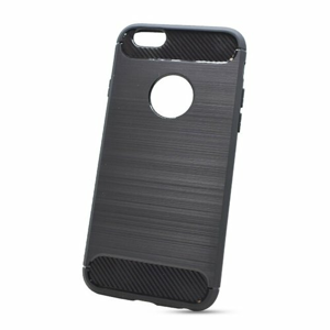 Puzdro Carbon Lux TPU iPhone 6/6S - čierne