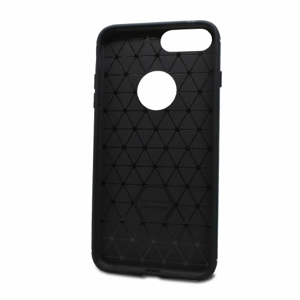 Puzdro Carbon Lux TPU iPhone 7 Plus/8 Plus - čierne