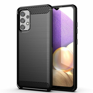 Puzdro Carbon Lux TPU Samsung Galaxy A13 4G - čierne