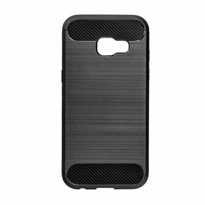 Puzdro Carbon Lux TPU Samsung Galaxy A3 A320 2017 - čierne