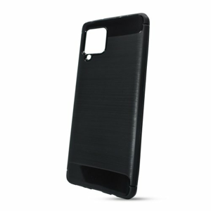 Puzdro Carbon Lux TPU Samsung Galaxy A42 5G A426 - čierne