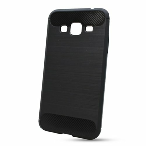 Puzdro Carbon Lux TPU Samsung Galaxy J3 J320 2016 - čierne