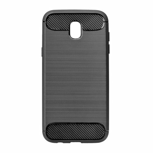 Puzdro Carbon Lux TPU Samsung Galaxy J7 J730 2017 - čierne