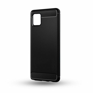 Puzdro Carbon Lux TPU Samsung Galaxy Note 10 Lite N770 - čierne