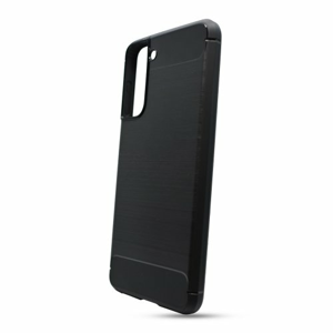 Puzdro Carbon Lux TPU Samsung Galaxy S21 G991 - čierne