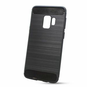 Puzdro Carbon Lux TPU Samsung Galaxy S9 G960 - čierne