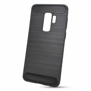 Puzdro Carbon Lux TPU Samsung Galaxy S9+ G965 - čierne