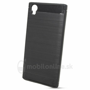 Puzdro Carbon Lux TPU Sony Xperia L1 G331 - čierne