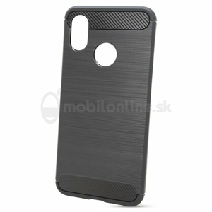 Puzdro Carbon Lux TPU Xiaomi Mi 8 - čierne