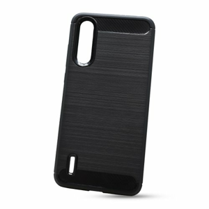 Puzdro Carbon Lux TPU Xiaomi Mi9 Lite - čierne