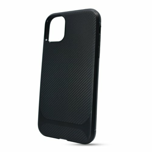 Puzdro Carbon Protect TPU iPhone 11 - čierne
