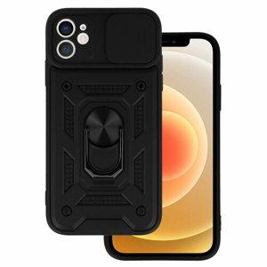 Puzdro Defender Slide iPhone 12 - čierne