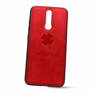 Puzdro Design TPU Xiaomi Redmi 8 vzor Lucky - červené