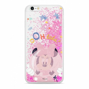 Puzdro Disney Shimmer Design TPU iPhone XR Minnie 046 - ružové