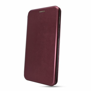 Puzdro Elegance Book Samsung Galaxy M21 M215 - červené (vinové)